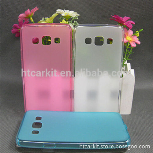 Cell phone accessory Pudding TPU Back cover Case for Samsung tpu crystal cover case china